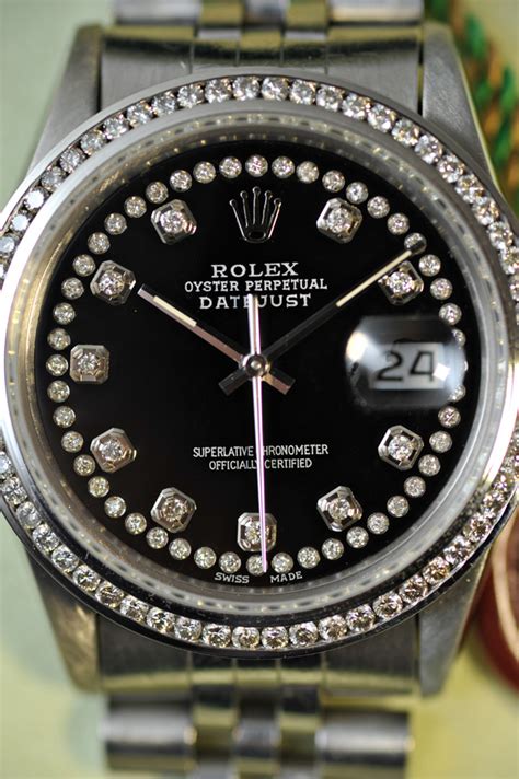 rolex uhr damen silber schwarz|rolex chronometer damen.